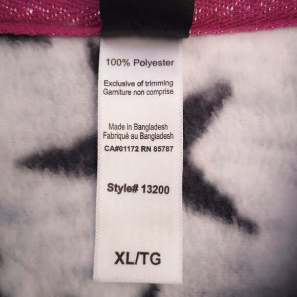 Charmour Ladies Size XL Light Grey with Dark Grey Stars 2 Piece PJ's - Picture 4 of 13